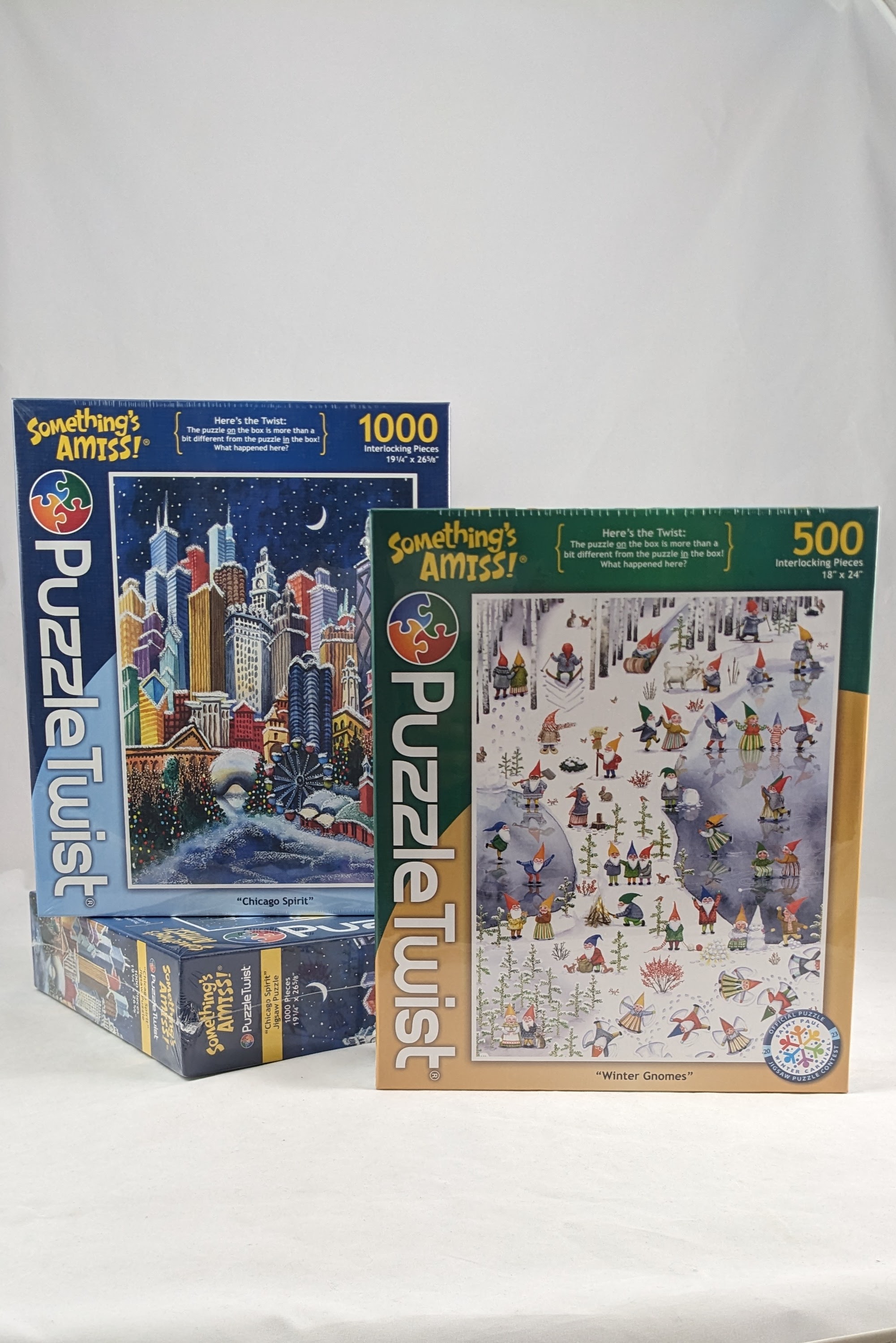 Chicago Spirit and Winter Gnomes Puzzles