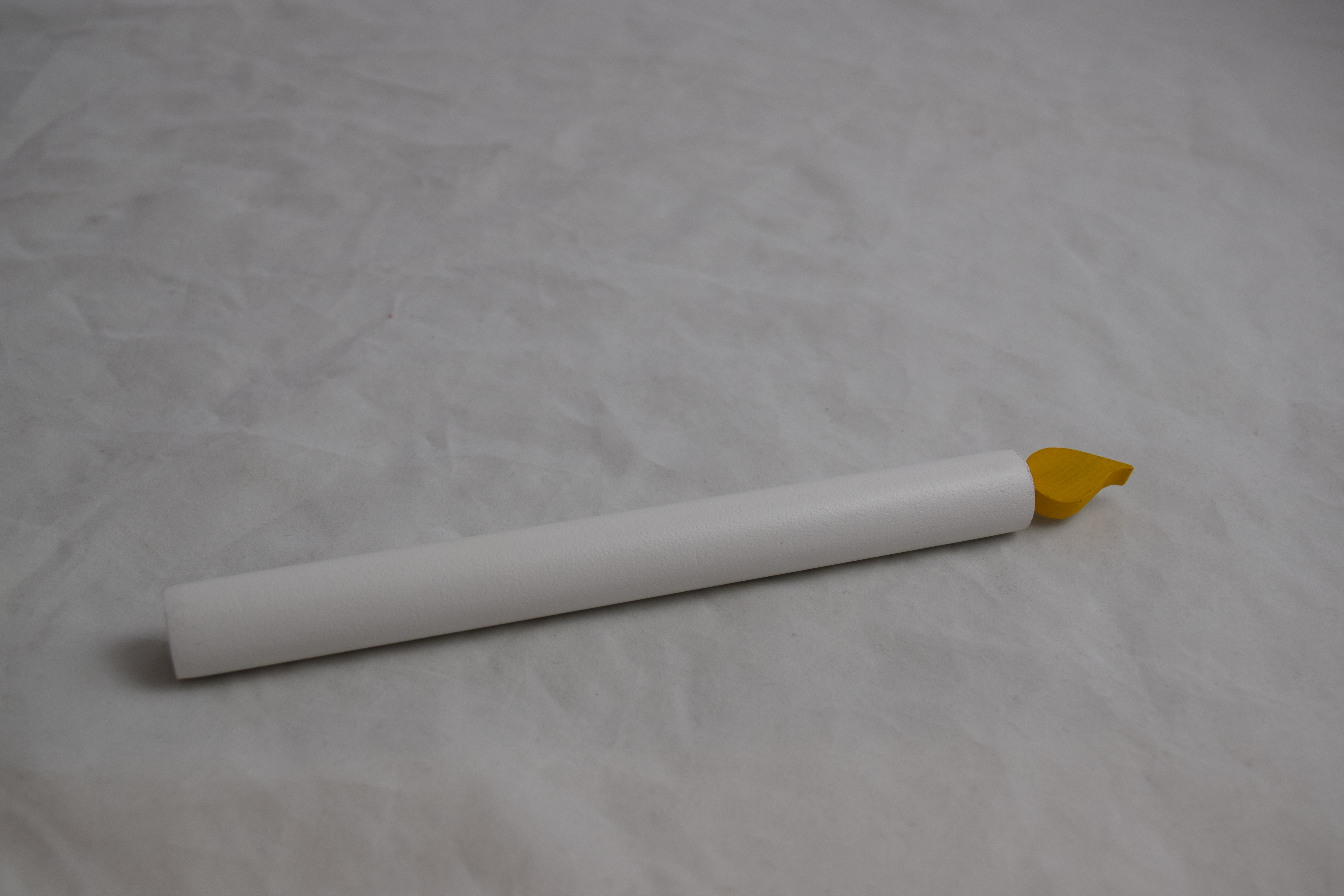 Wooden taper candle