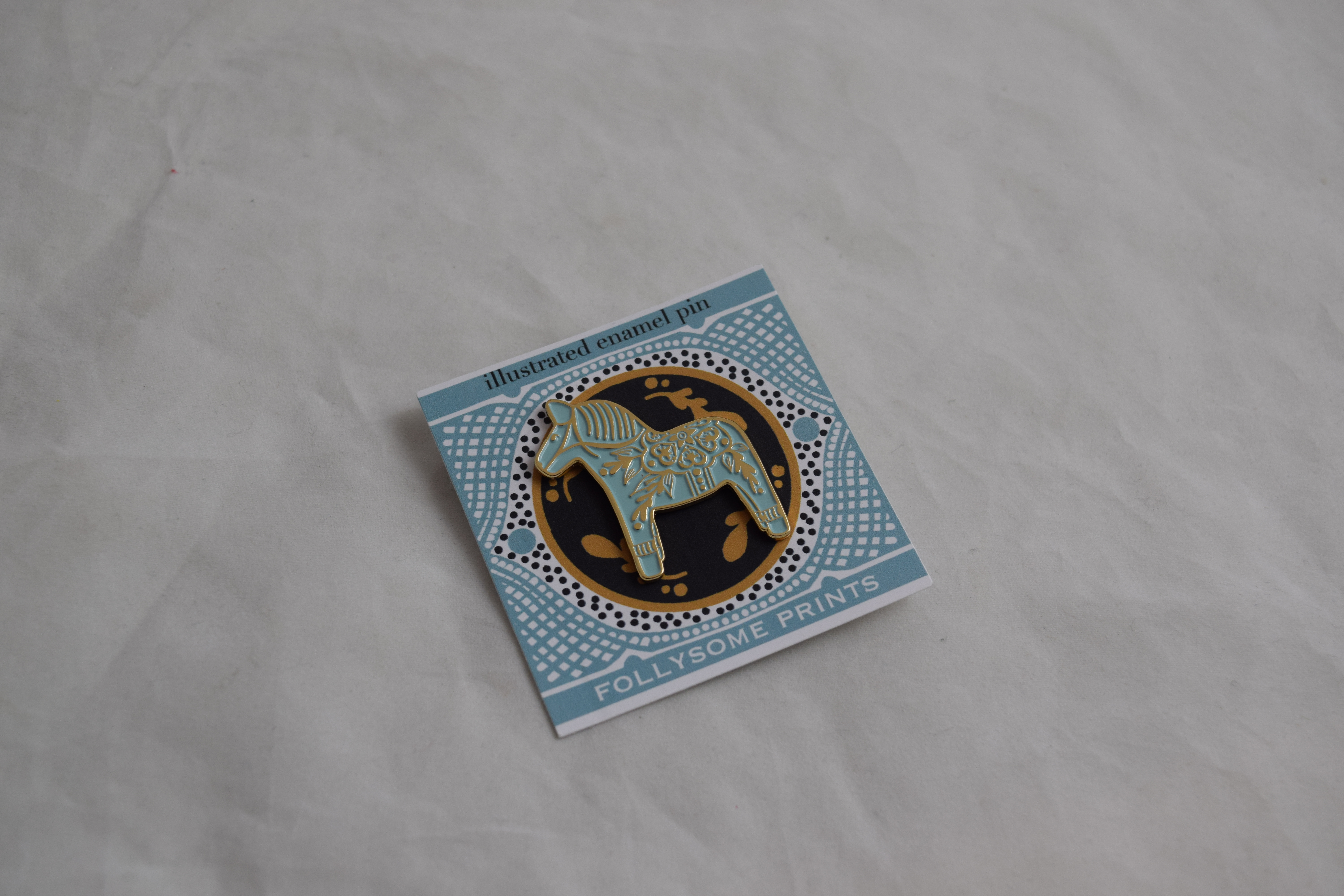 Dala Horse Enamel Pin