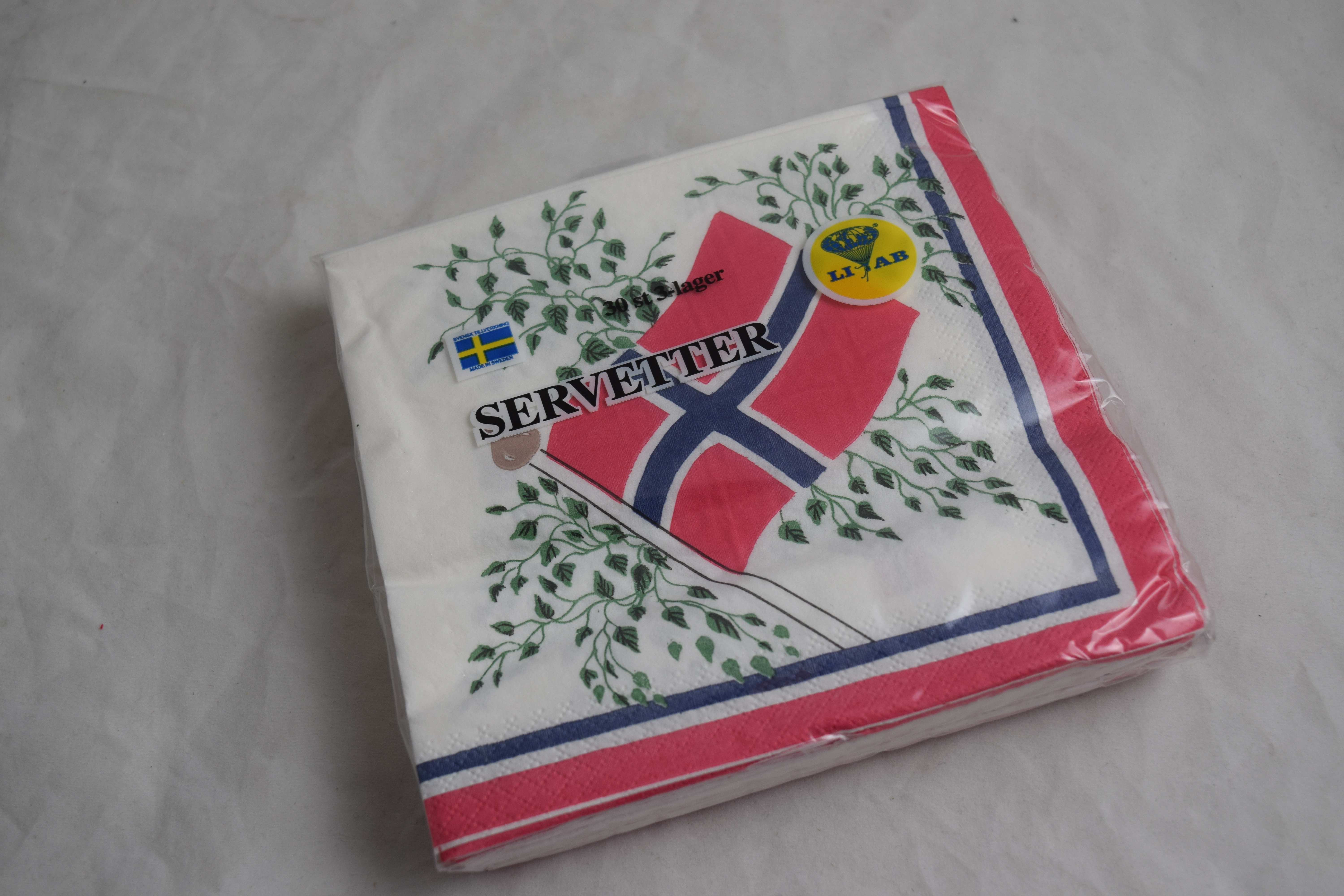 Norwegian Flag Napkin