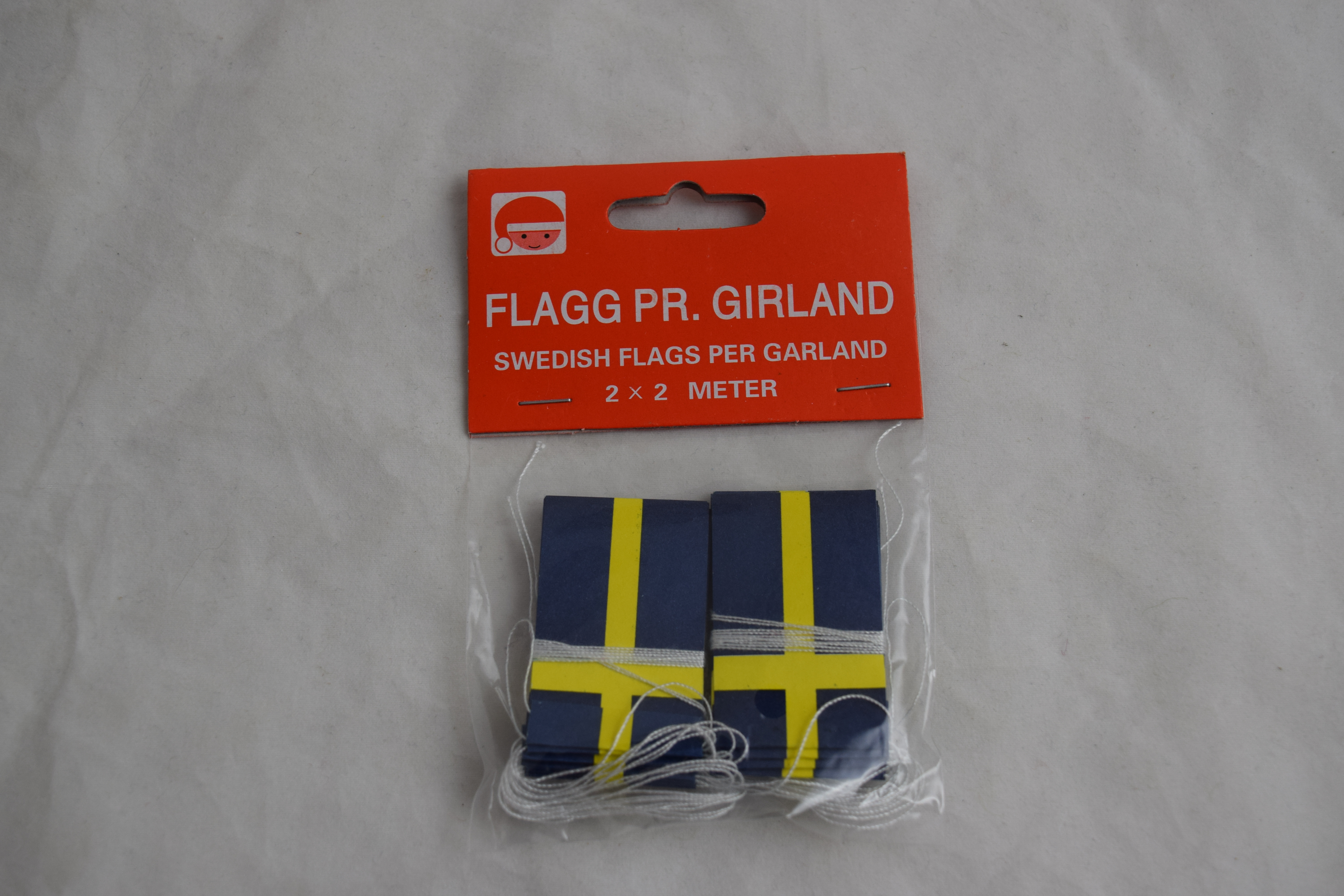 Paper Country Flag Garland - Sweden 