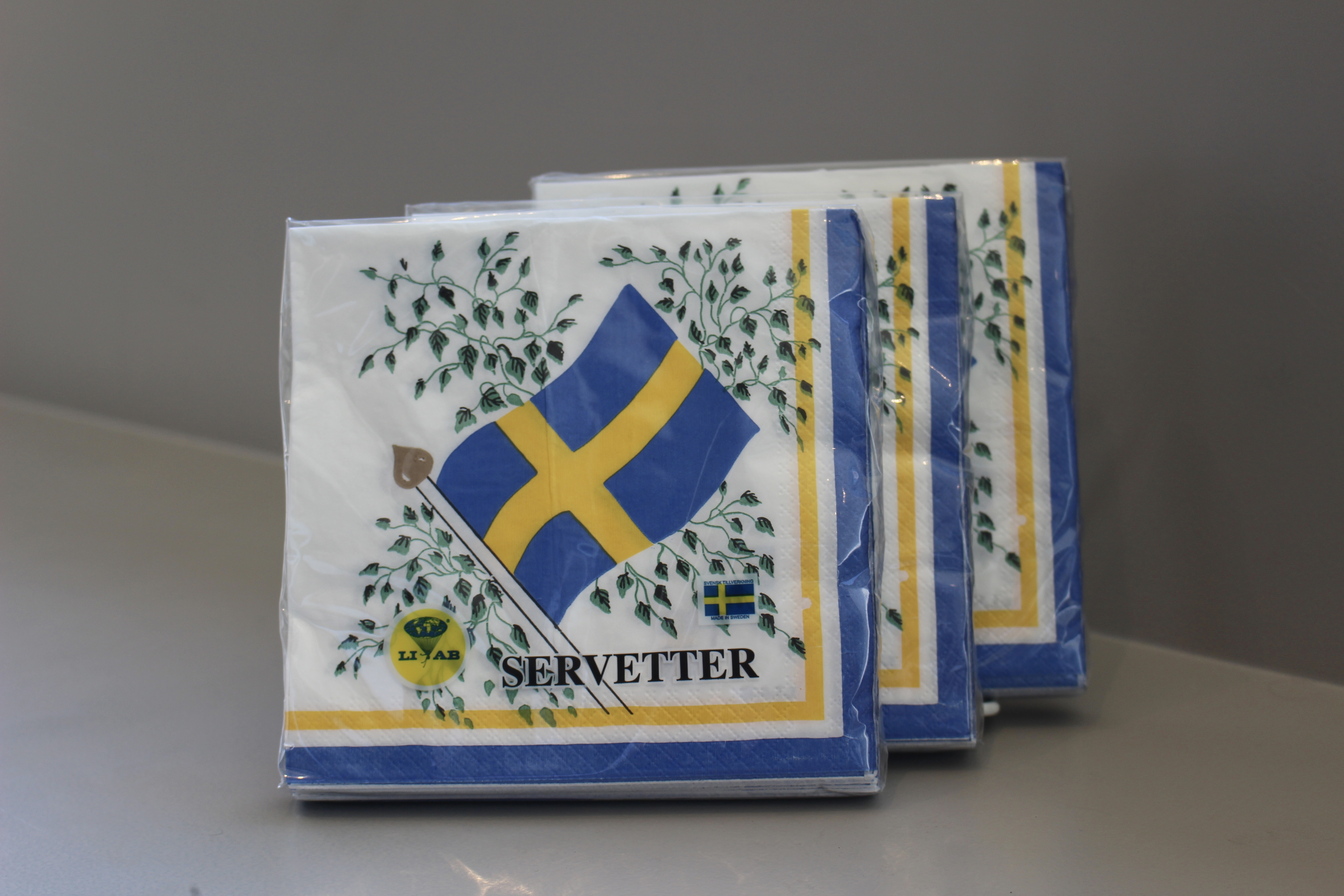 Swedish Flag Lunch Napkins