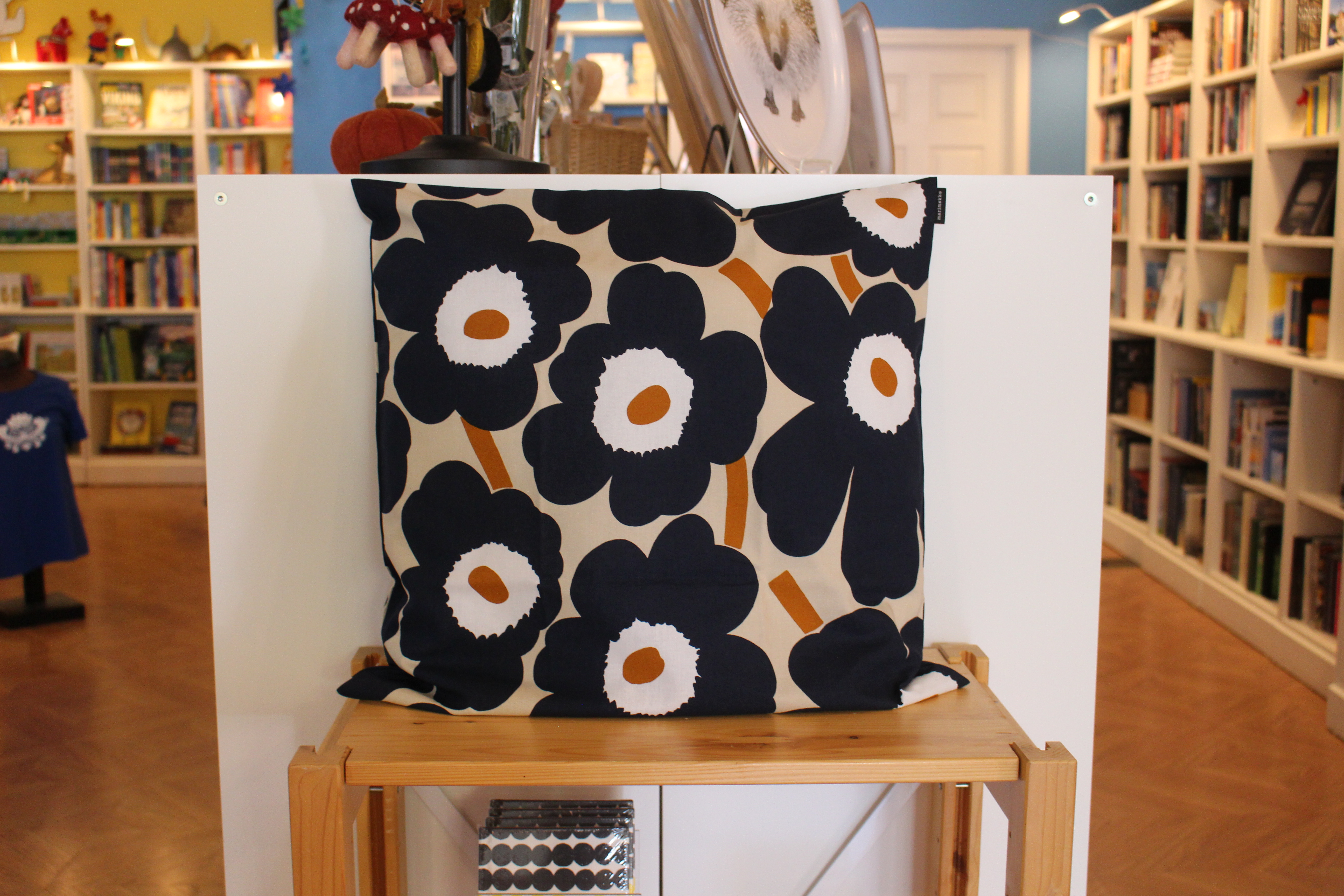 Navy and Rust Pillowcase