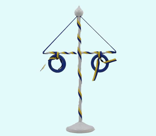 White Wooden Maypole