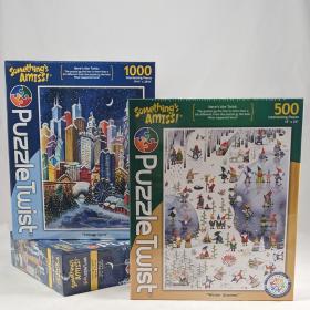 Chicago Spirit and Winter Gnomes Puzzles
