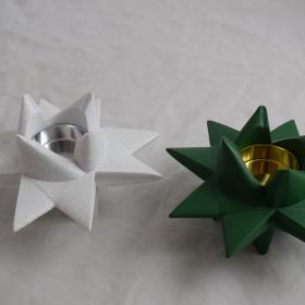 Star pillar candleholders