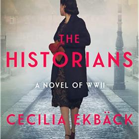 Book cover with title over an image of a woman walking down a foggy street and looking back over her shoulder.