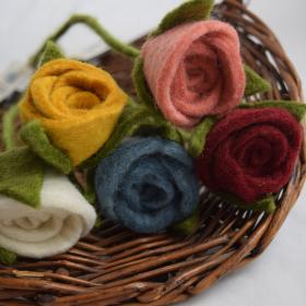 Felted Rose
