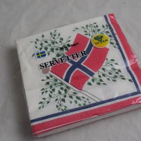 Norwegian Flag Napkin