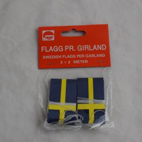 Paper Country Flag Garland - Sweden 